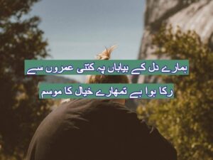 Hamare  dil ke biyanba pe kitni umaron se