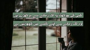 Kis ki chokhat pe ek zamane se hum khary hai