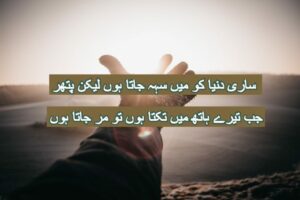 Saari duniya ko mei seh jata hoon lekin pathar