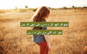 Tujh ko kho kar wo be dili thi ke hai