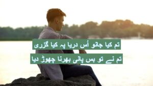 Tum kia janoo us dariya pe kia guzri