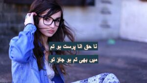 Na haq ana parast ho tum