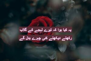 Yeh kiya hua ke tery lehjy ke gulab