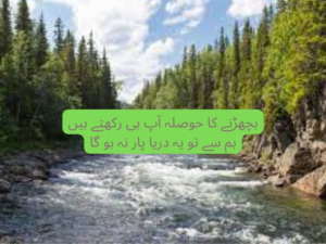 Bichrny ka hosla ap hi rakhty hai