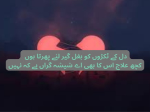 Dil ke takro ko baghal ghear liye phirta hoon