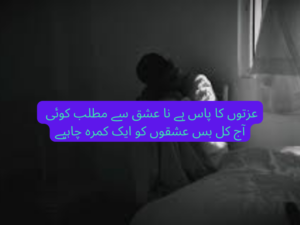Izzaton ka paas hai na ishq se matalab koi