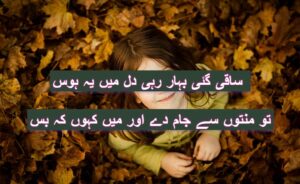 Saki gai bahar rahi dil mein yeh havas